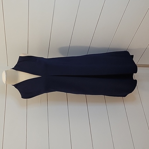 SPENSE large midi dress navy blue high low - Picture 1 of 5